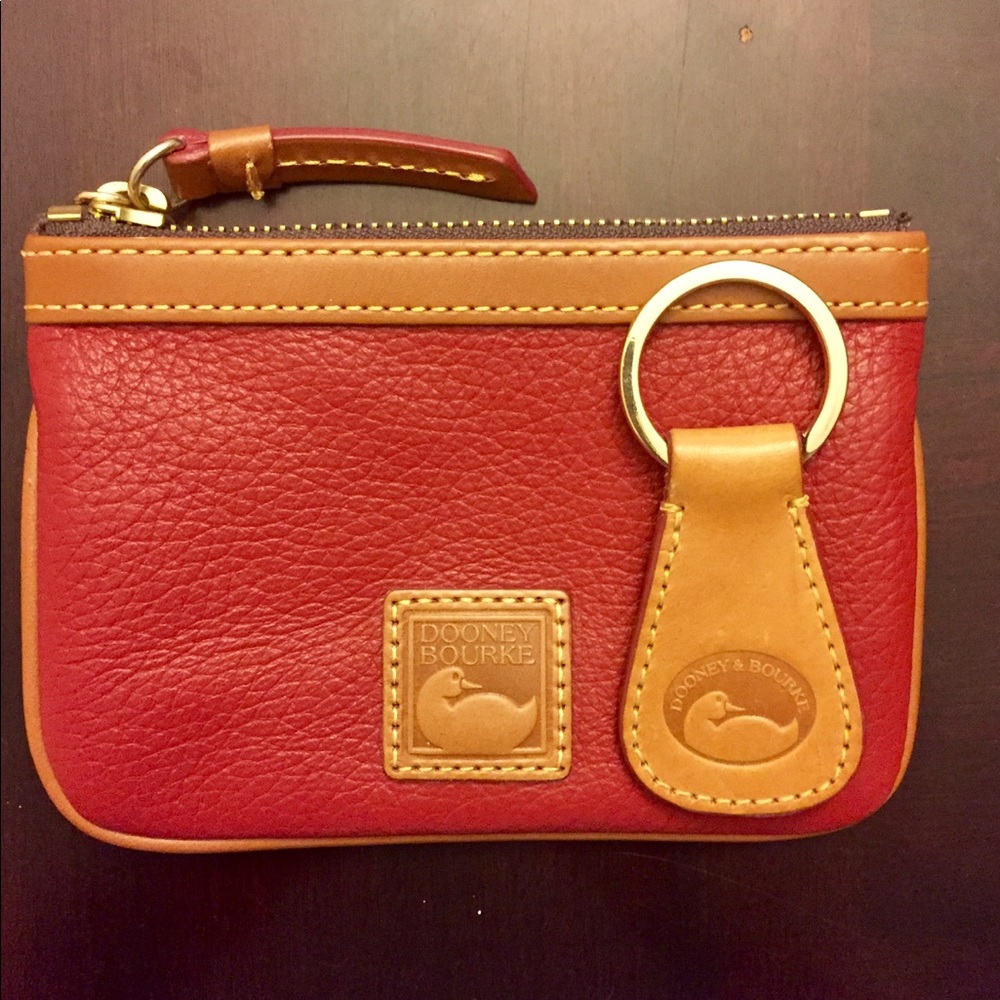 Dooney&Bourke zipper pouch and matching keychain.